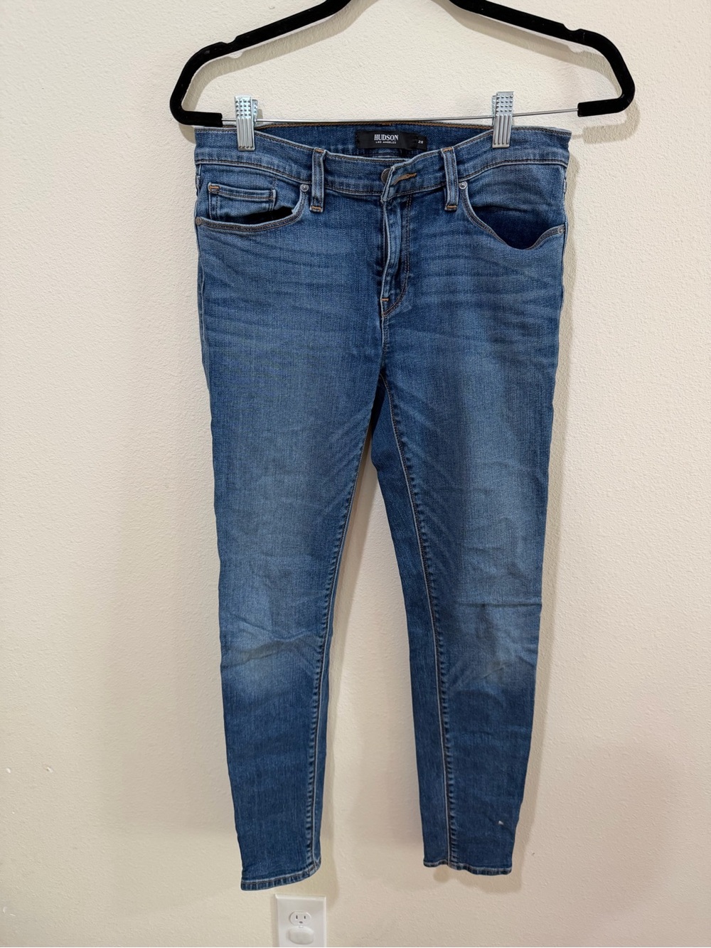 Hudson Jeans Women’s Skinny Jeans - Medium Blue Wash
